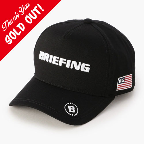<BRIEFING> ブリーフィング MENS BASIC CAP <BRG213M65> (Black)