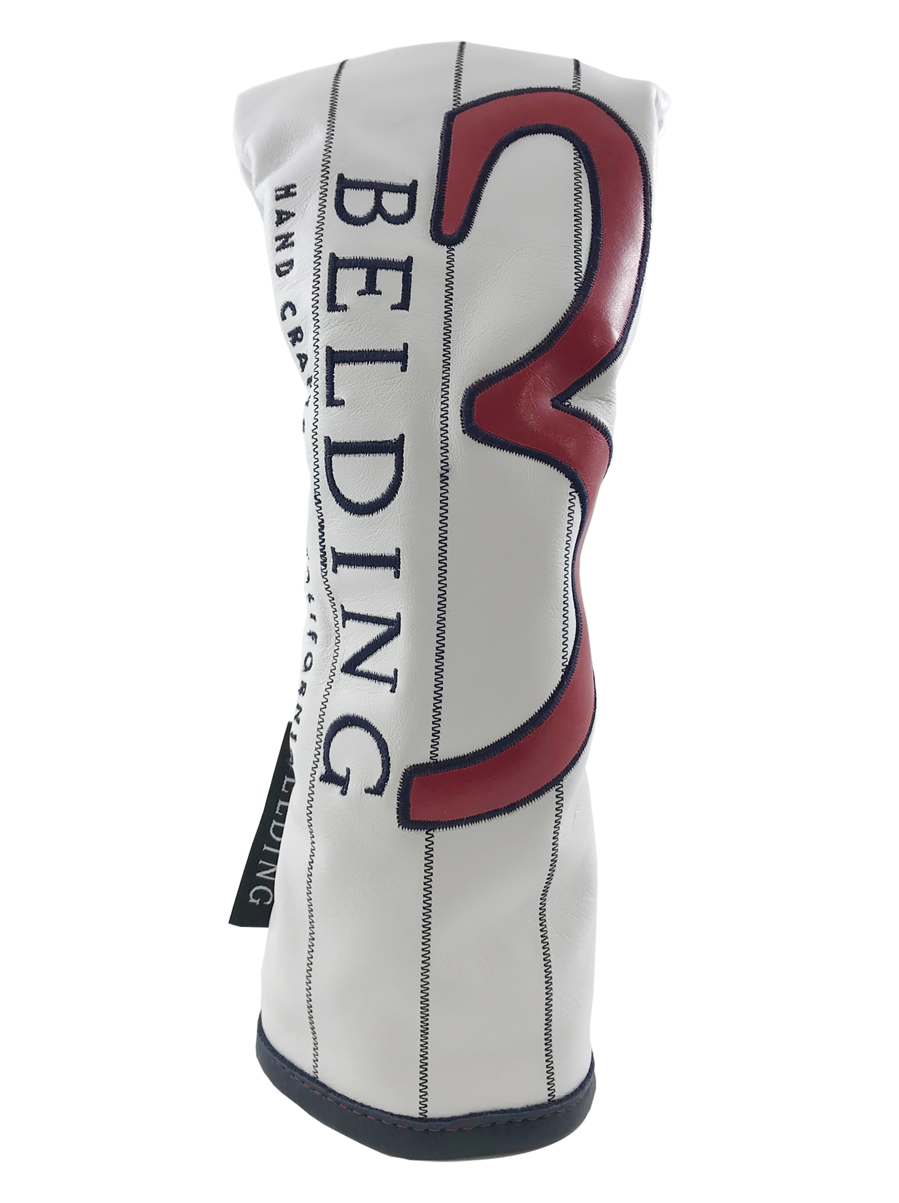 <BELDING> サーカ プレミアム FW ヘッドカバー #3 - ホワイト with ネイビー・ピンストライプ (HBHC-000080)
