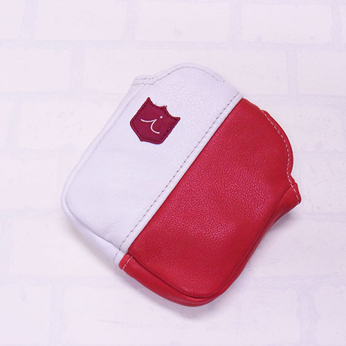<iliac Golf> Front 9 Back 9 Collection Square Mallet パター用 (Sunday Red + Pure White)