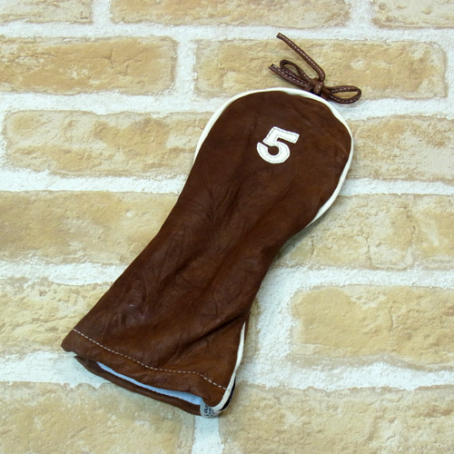 <iliac Golf> Cord Tie 5wood 5W用 (Cognac/Bo.WH)