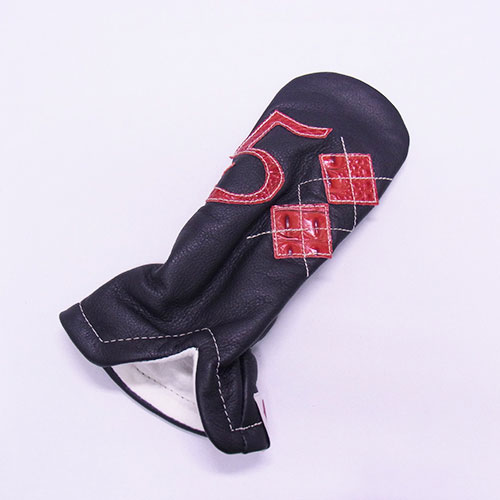 <iliac Golf> Doonbeg 5wood 5W用 (Black/Red Croc)