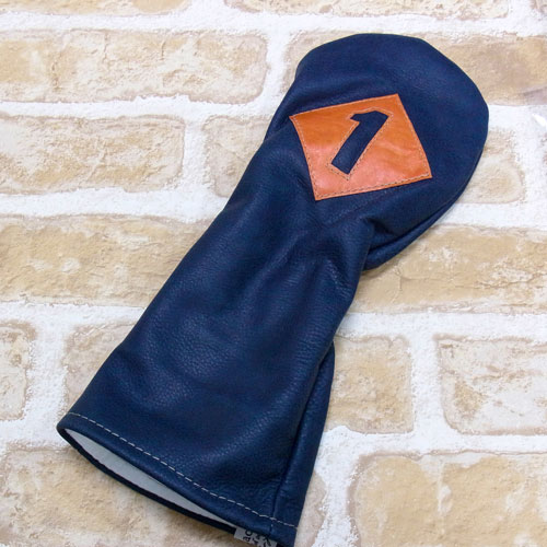 <iliac Golf> Vintage Driver ドライバー用 (Navy/Orange)