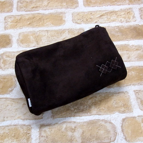 <iliac Golf> Season Toiletry Bag (Brown)