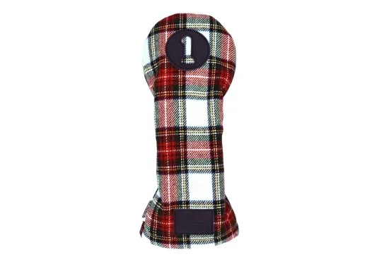 <N.E.Hutte> ドライバー用ヘッドカバー D-WC ホワイトチェック