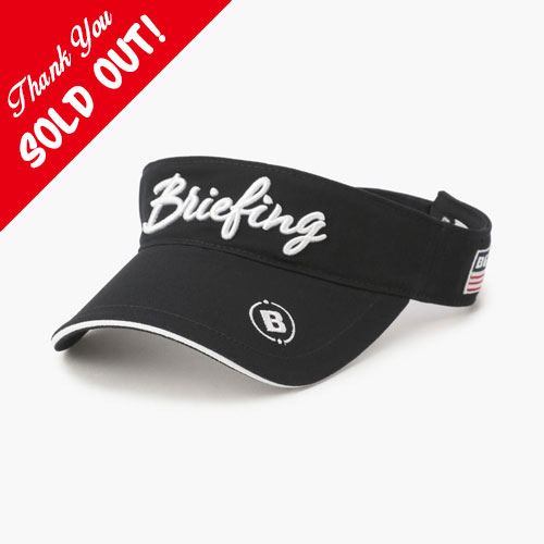 <BRIEFING> ブリーフィング WOMENS BASIC VISOR (Black)