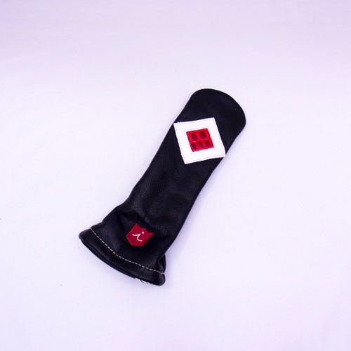 <iliac Golf> VINTAGE 3 Utility (Black + White + Red Croc)