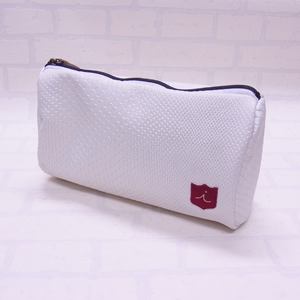 <iliac Golf> Season Toiletry Bag (White Boa)