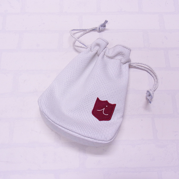 <iliac Golf> VALUABLES POUCH (White Boa)