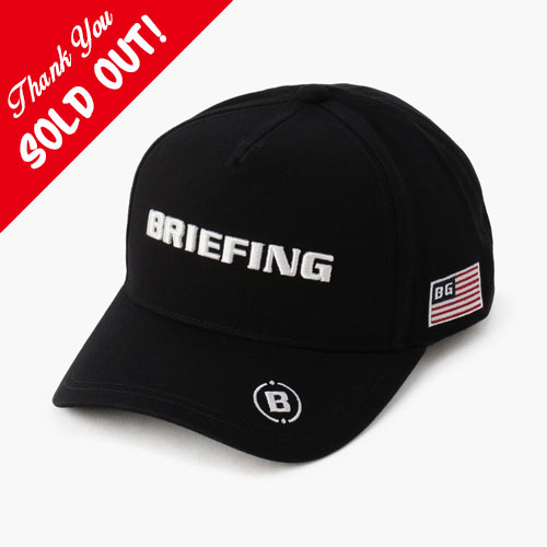 <BRIEFING> ブリーフィング MENS BASIC CAP (Black)