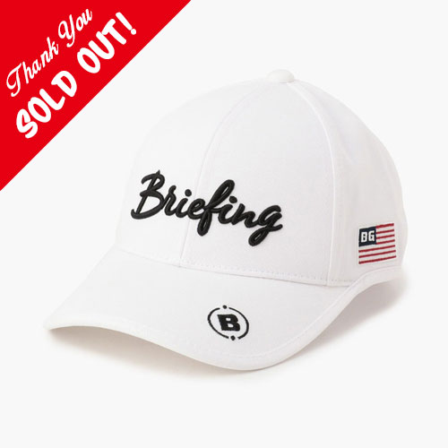 <BRIEFING> ブリーフィング WOMENS BASIC CAP (White)