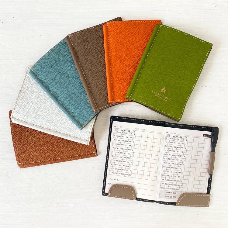 <Lahella golf> PELINGER score card holder 縦 L-561