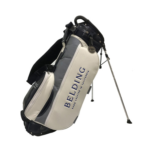 <BELDING> SUNBIRD 2.0 STAND BAG (Navy/Slate/White) 11" LOGO (HBCB-850138)