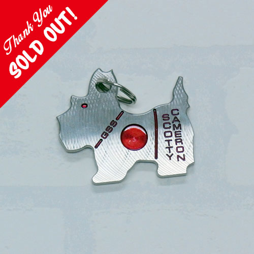 <SCOTTY CAMERON> GSS KEYCHAIN (JAPAN SCOTTY DOG)