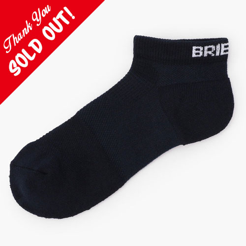 <BRIEFING> ブリーフィング MENS TAPING SHORT SOCKS (Navy)