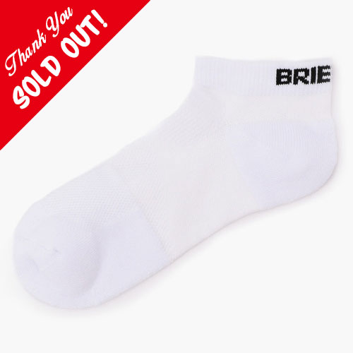 <BRIEFING> ブリーフィング MENS TAPING SHORT SOCKS (White)