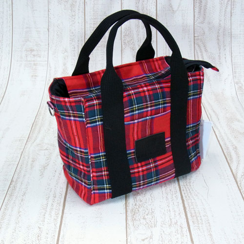 <N.E.Hutte> カートバッグ (Red Check)