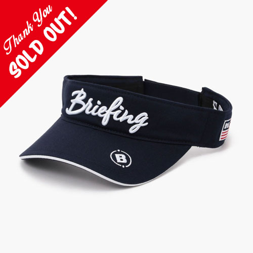 <BRIEFING> ブリーフィング WOMENS BASIC VISOR (Navy)