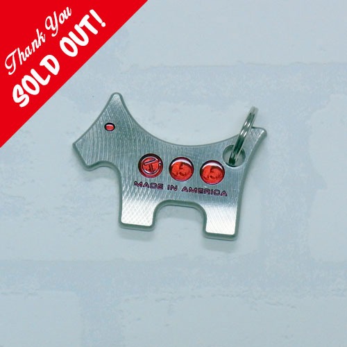 <SCOTTY CAMERON> GSS KEYCHAIN (3 DOTS SCOTTY DOG)