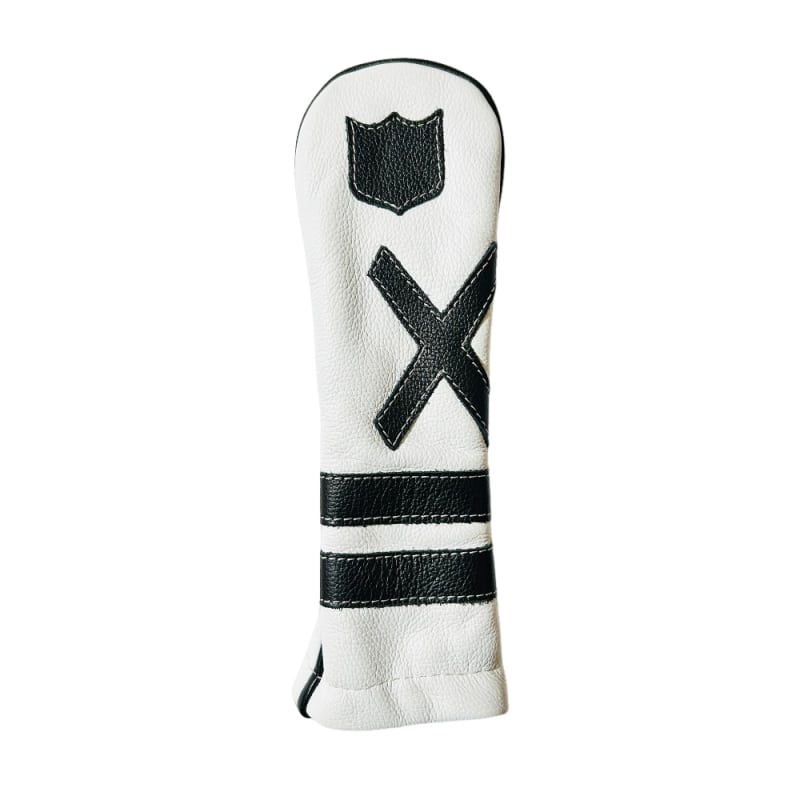 <iliac Golf> Timeless Hybrid ヘッドカバー  (White + Black)