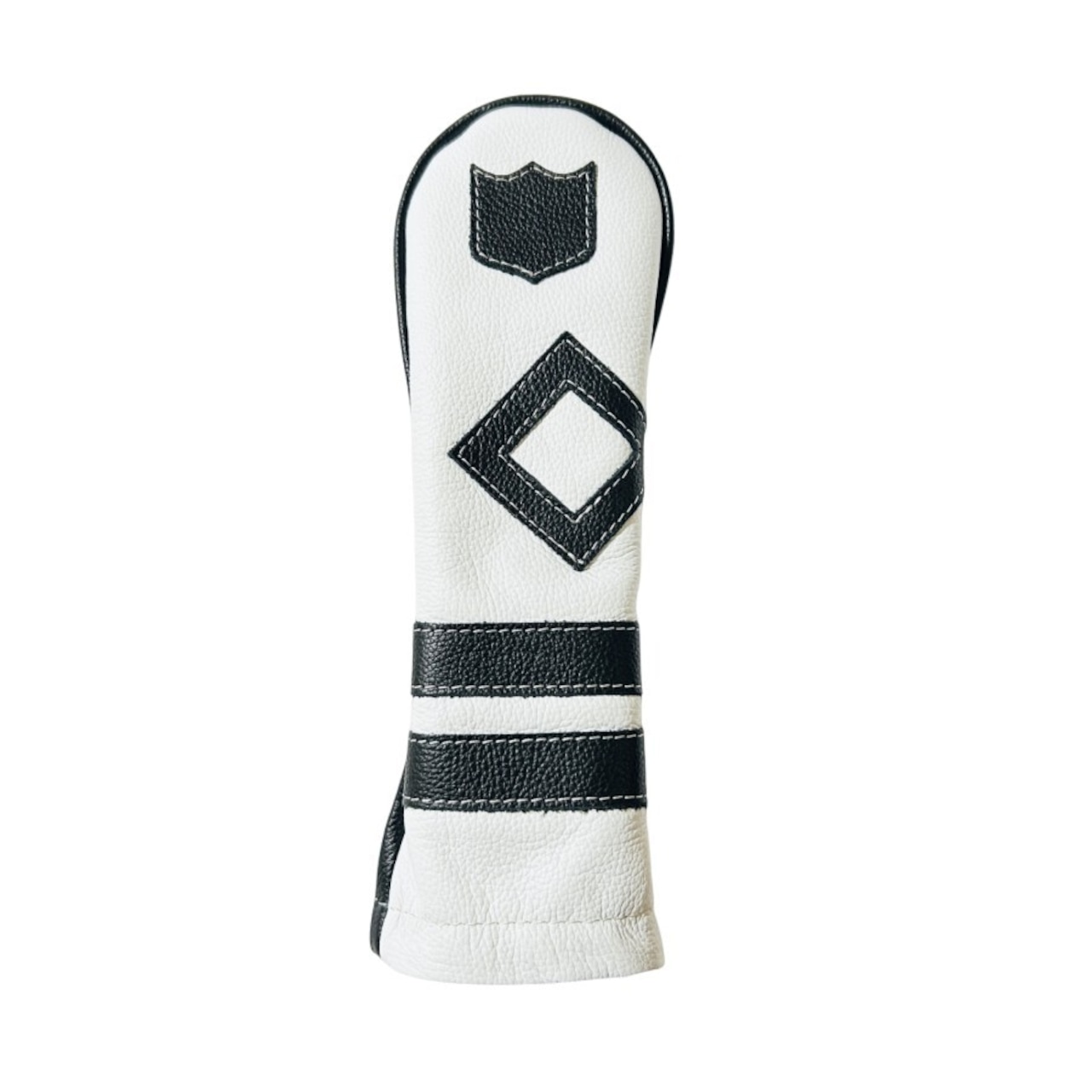 <iliac Golf> Timeless Utility ヘッドカバー  (White + Black)
