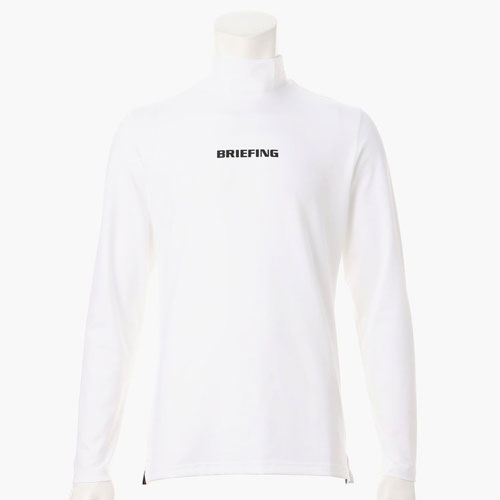 <BRIEFING> ブリーフィング MENS TOUR LS HIGH NECK <BBG223M09> (White)