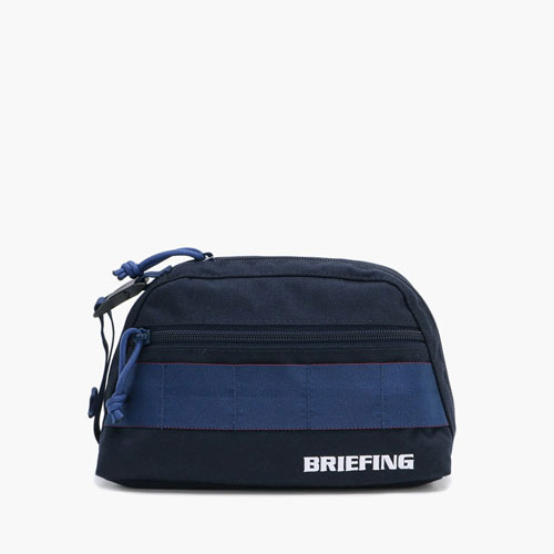 <BRIEFING> ブリーフィング B SERIES ROUND POUCH <BG1732401> (Navy)