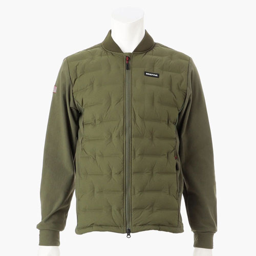 <BRIEFING> ブリーフィング MENS HYBRID DOWN MA-1 JACKET <BRG223M38> (Olive)