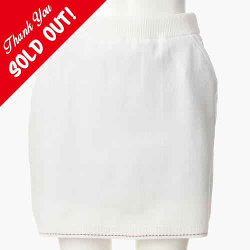 <BRIEFING> ブリーフィング WOMENS KNIT SKIRT (White)