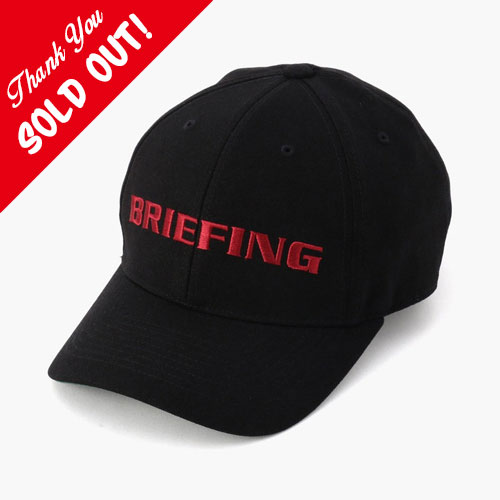 <BRIEFING> ブリーフィング MENS RAISED CAP <BRG213M90> (Black)