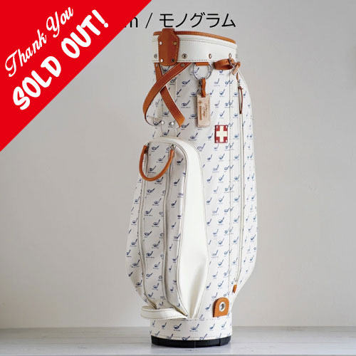 <木の庄帆布> キャディバッグ THE CART BAG KHG21-CB02 (モノグラム)